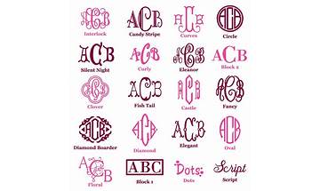 Best Monogram Fonts for Your Design Projects
